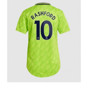 Manchester United Marcus Rashford #10 kläder Kvinnor 2022-23 Tredje Tröja Kortärmad
